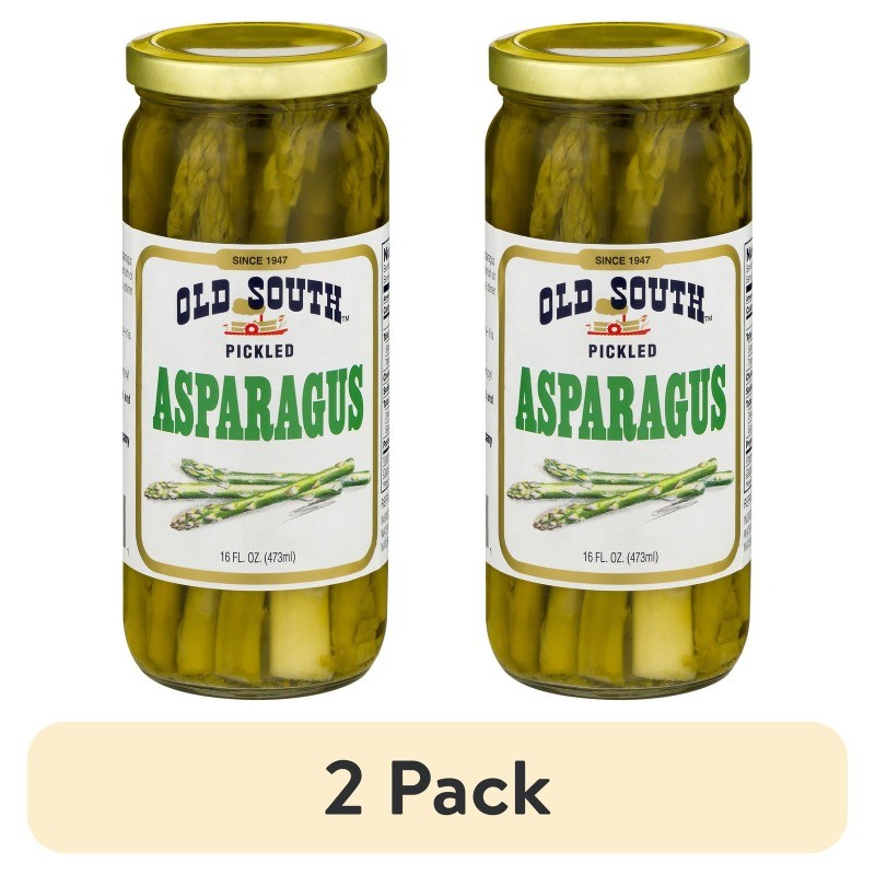 (2 pack) Pickled Asparagus Spears, Shelf-Stable, 16 oz Jar