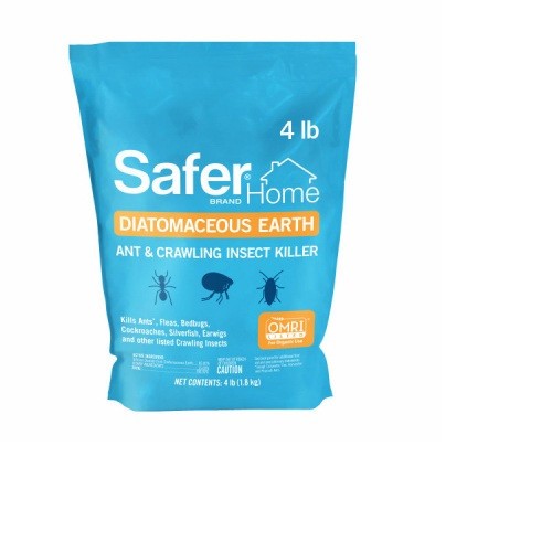 Safer SH5174 4lb Diatomaceous Earth Bed Bug Flea & Ant Crawling Insect Killer
