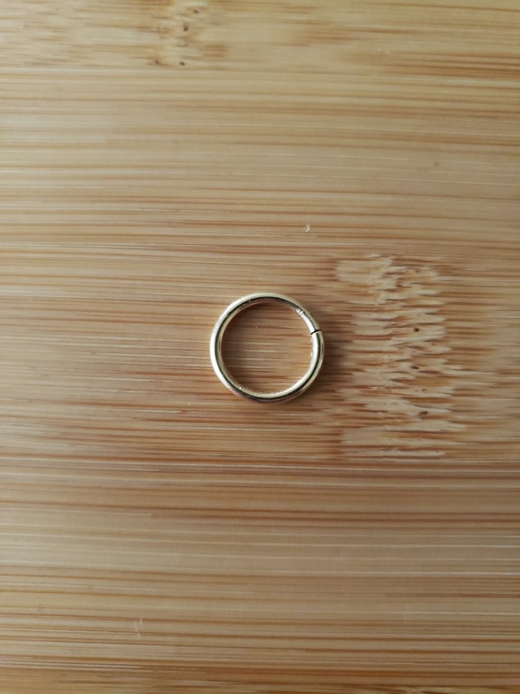 14k Gold 10mm Flex Ring