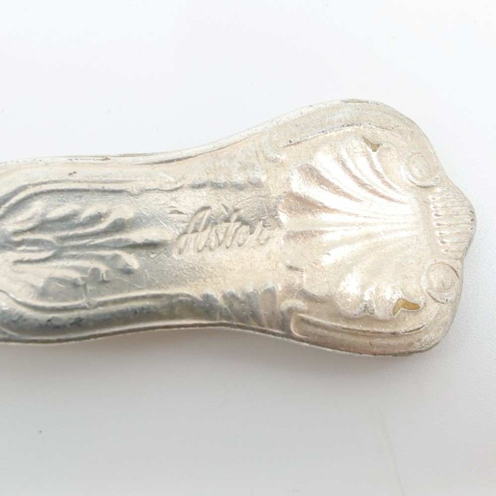 Astor Hotel Silver Silverplate Kings Pattern 6" Teaspoon by International