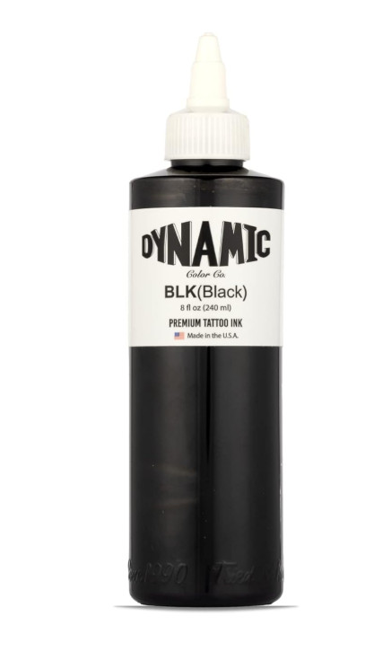 Black Ink 8oz Bottle