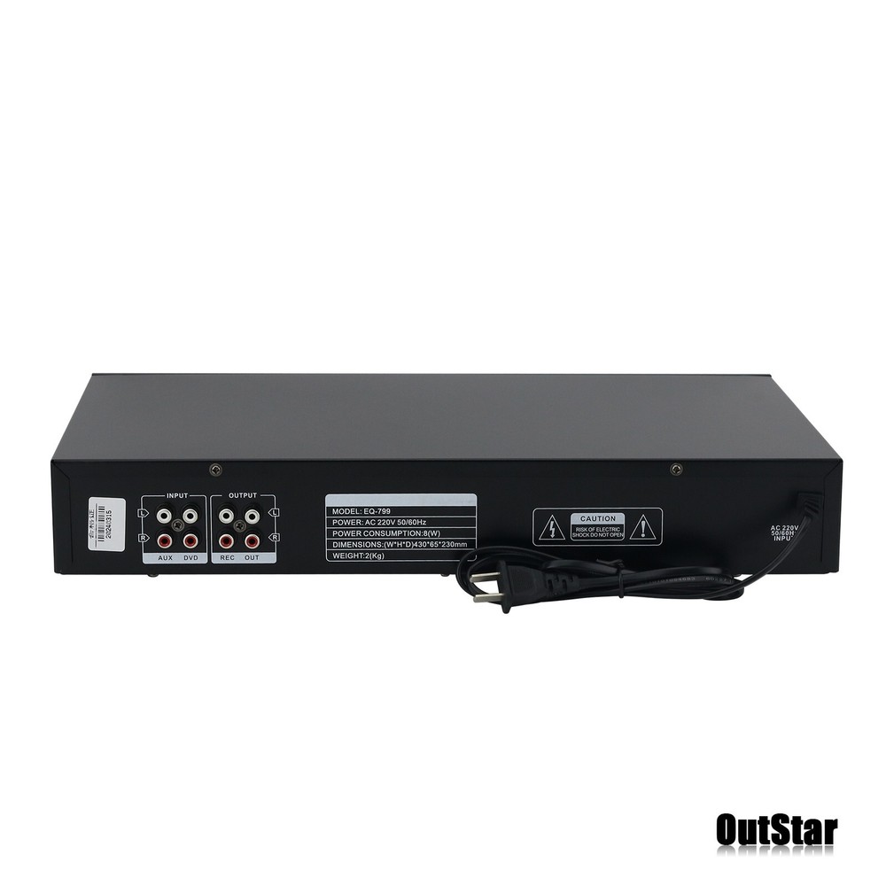 Stereo Graphic EQ Bluetooth Equalizer 40-band Audio Equalizer AC 220V USB