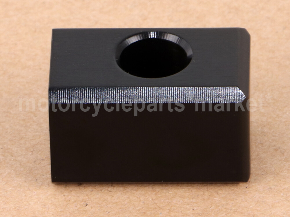Black Motorcycle Bottom Headlight Mount Block For Harley Cruiser Chooper Custom