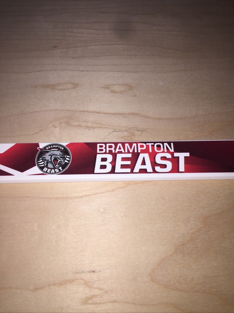 New ECHL Brampton Beast MINI HOCKEY STICK