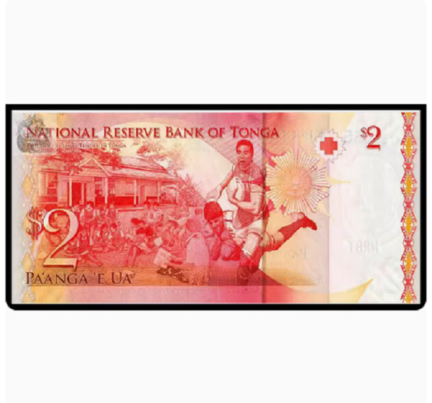 Tonga 2 paʻanga 2009 P-38 NEW UNC Banknote