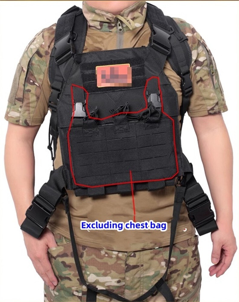 Tactical Vest Function Combination Backpack Invisible Molle Quick Attack Bag New