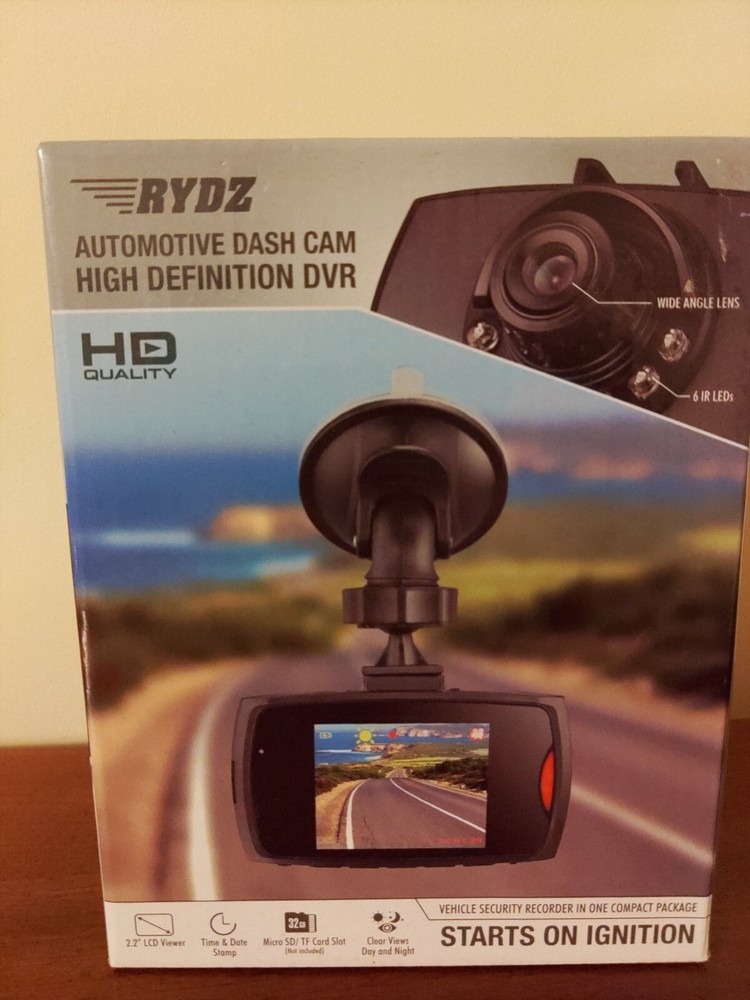 Dash Cam HD Rydz Automatic Ignition High Definition DVR  2.2” LCD, Time/Date Pic
