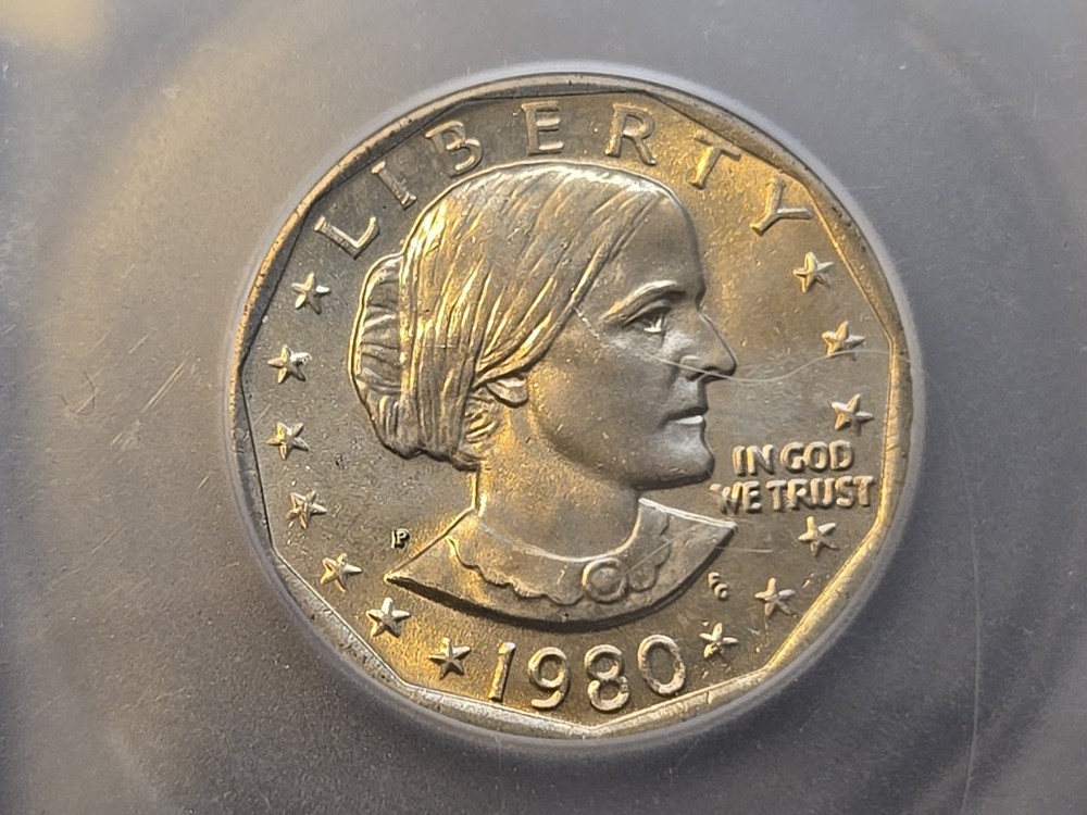 1981-P SUSAN B ANTHONY DOLLAR GRADED ICG MS66