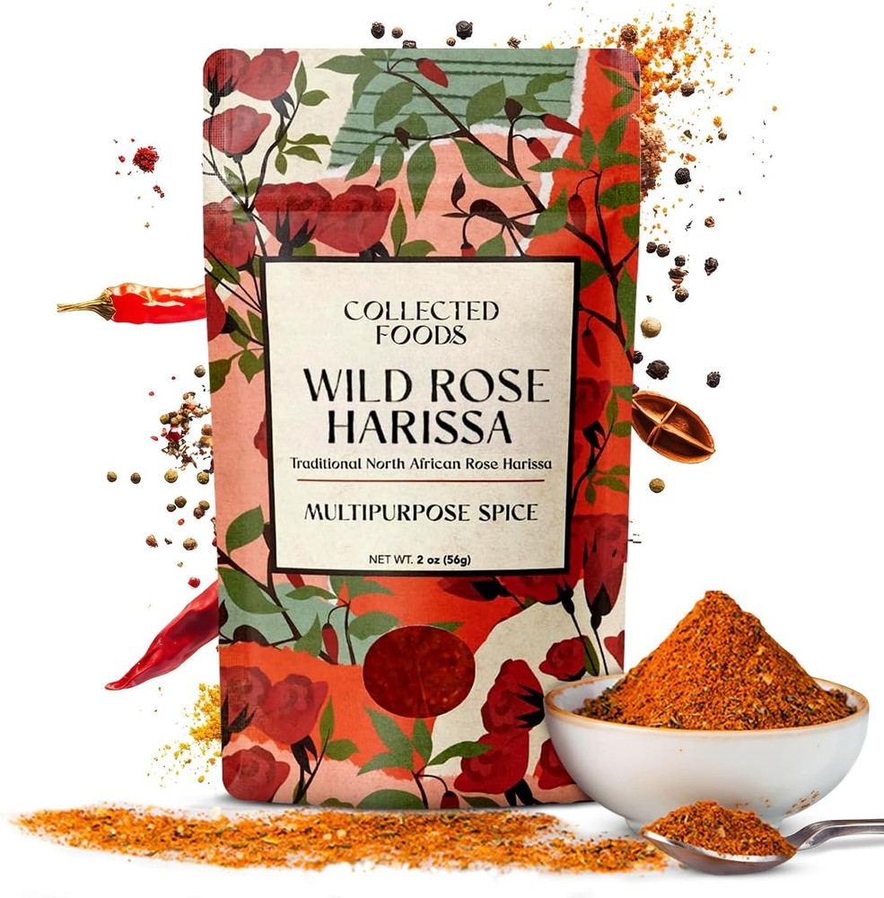 Premium Rose Harissa Spice Blend - Small-Batch Moroccan Seasoning with