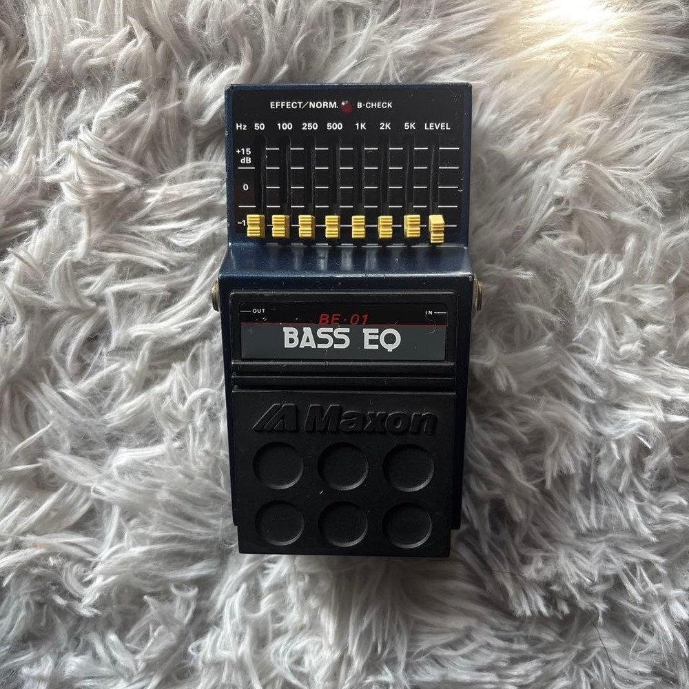 Excellent Maxon BE-01 Bass EQ
