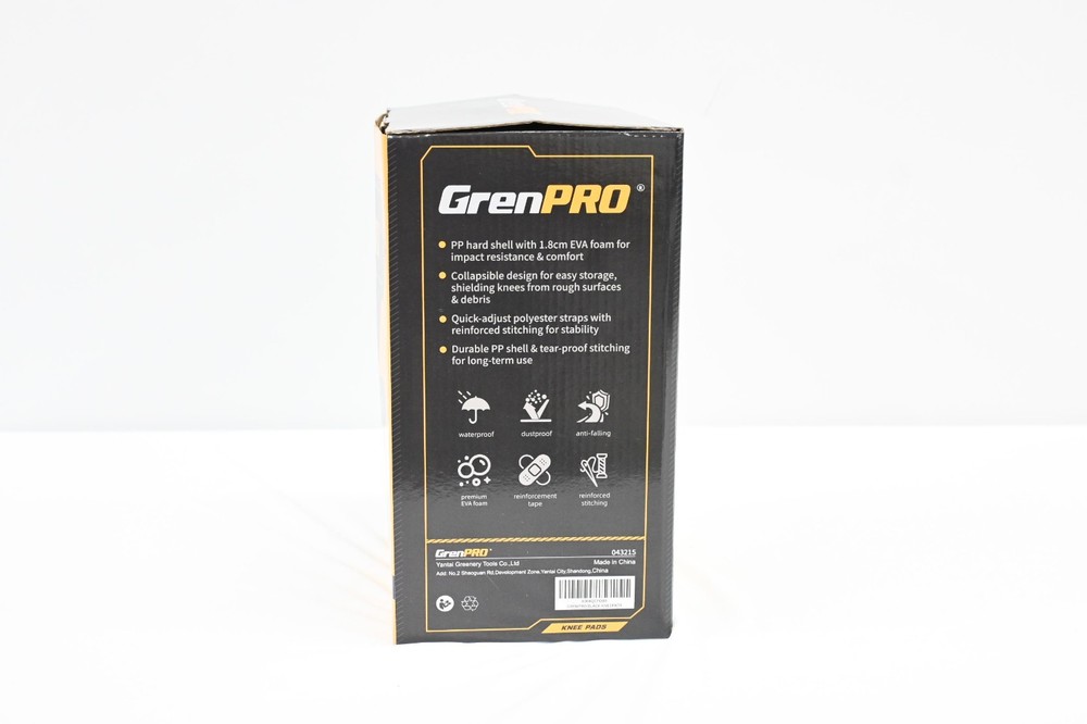 GrenPRO Professional Knee Pads designed for heavy-duty work.