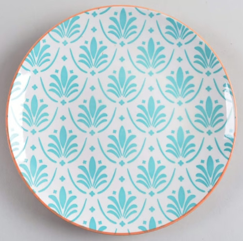 NWOT Baum Oasis Touquoise 4-Piece Dinnerware Set