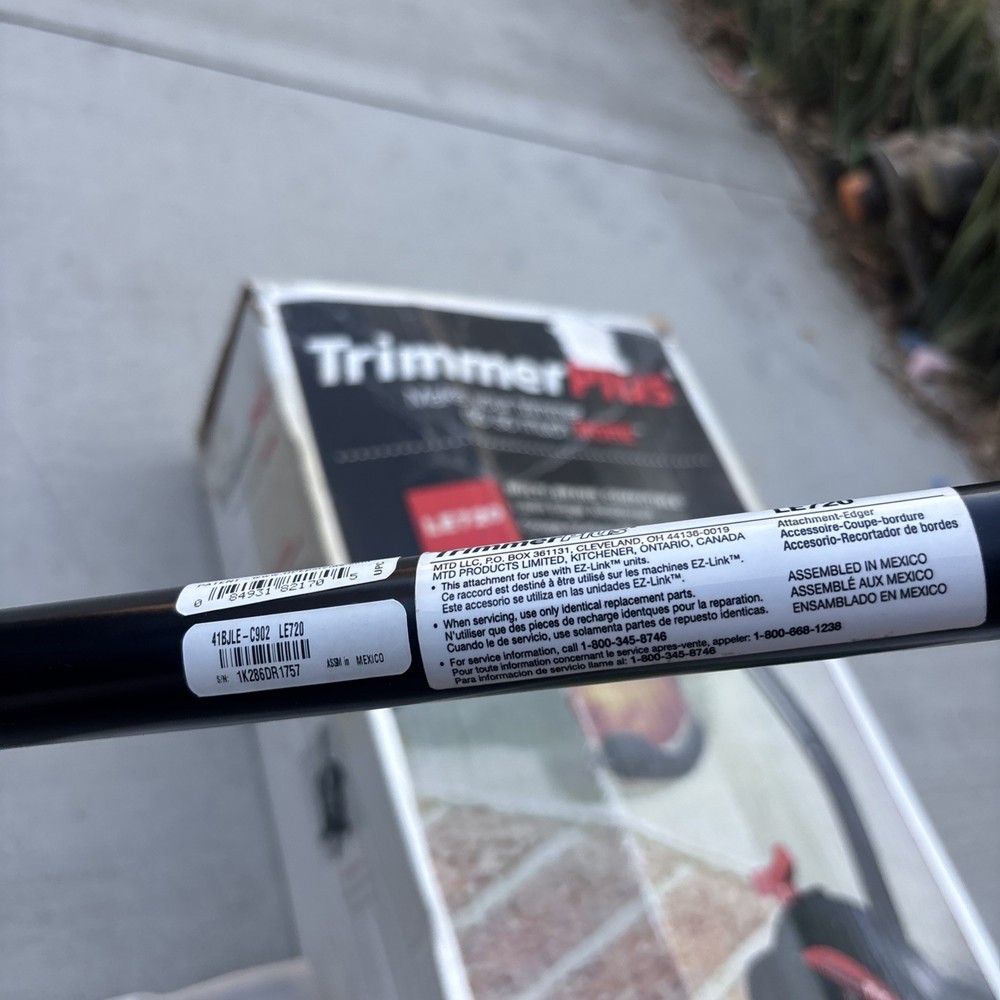 TrimmerPlus LE720 Edger Attachment MULTI-BRAND COMPATIBLE