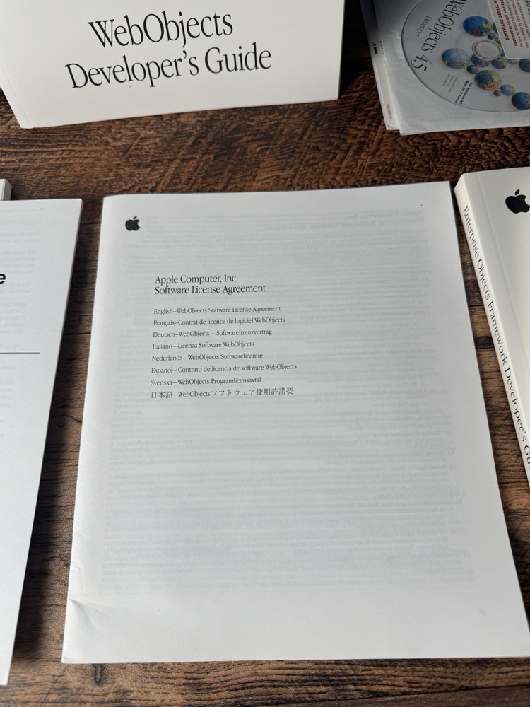 Apple Macintosh WebObjects Version 4.5 Complete Java Server Software Open Box