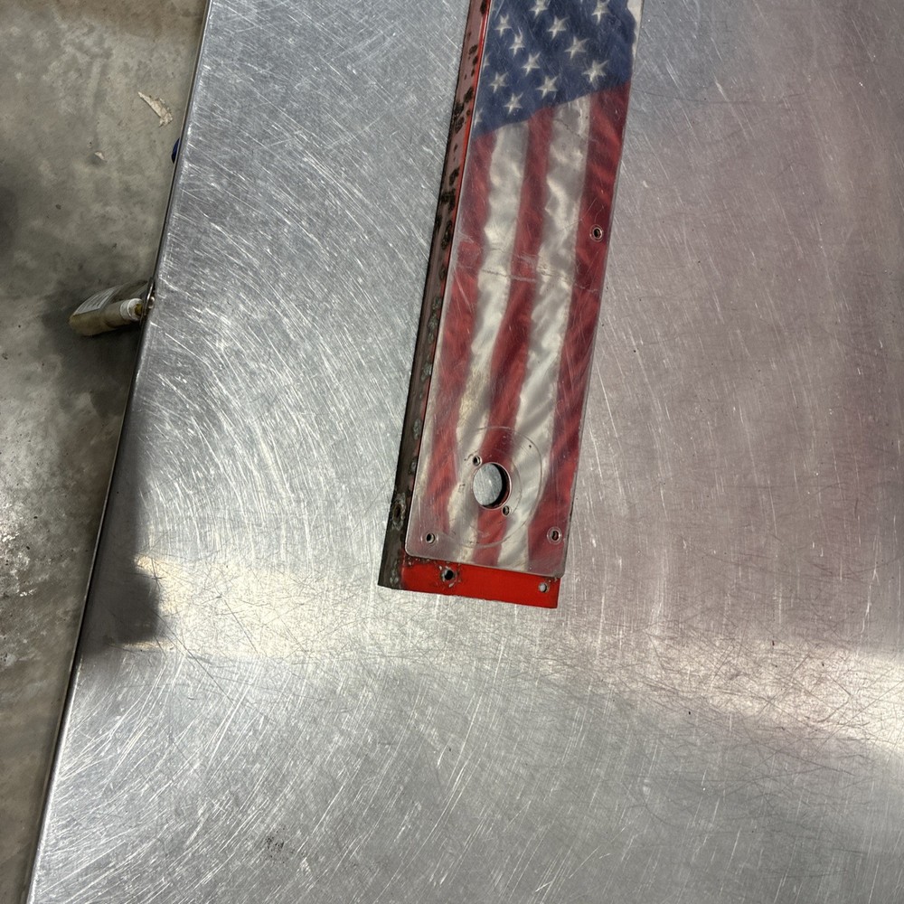 Kenworth W900 Red Panel W/ Chrome Cover Driver /Left UNDER CAB