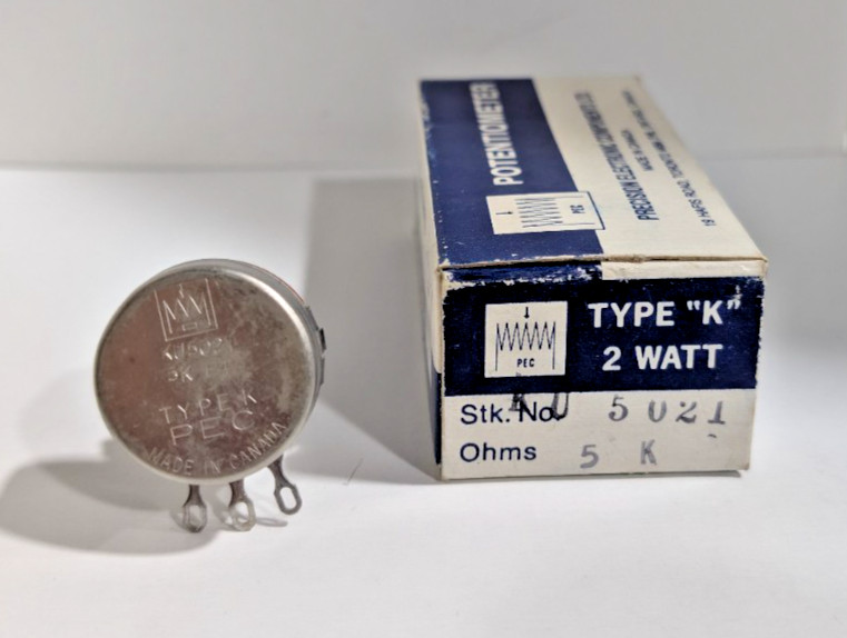 POTENTIOMETER - KU5021 - 5K OHM - PRECISION ELECTRONIC COMPONENTS LTD