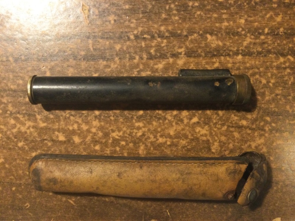 Vintage Hand Held Sight Level with Case.