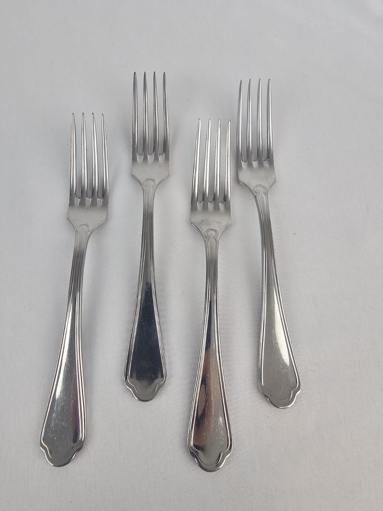Calderoni Silverware Flatware 4 Dinner Forks