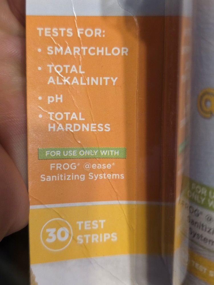 Frog @Ease Test Strips 30/Bottle 2 Pack New in the package 60 strips total