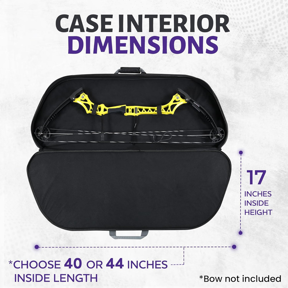LEGEND Apollo Soft Bow Case - Compound Bow Case with Multiple Storage & Foam Pad