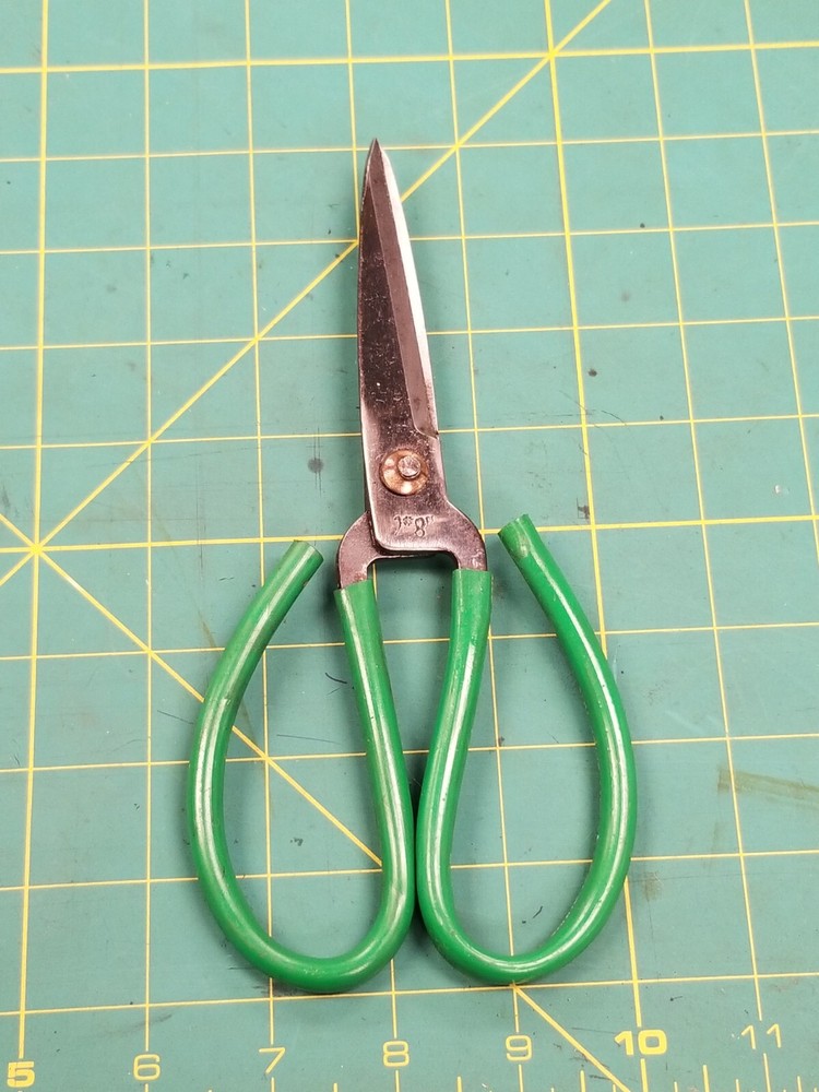 Vintage 8" Solid Utility Bonsai Shaping Pruning Shears Scissors Japan
