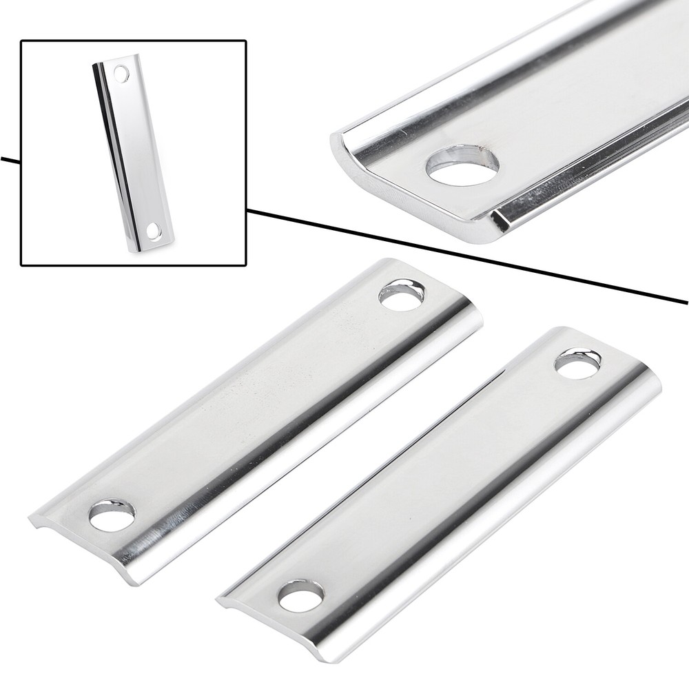 Chrome Muffler Hanger Bracket Set For Harley Tour Electra Glide Classic FLHTC