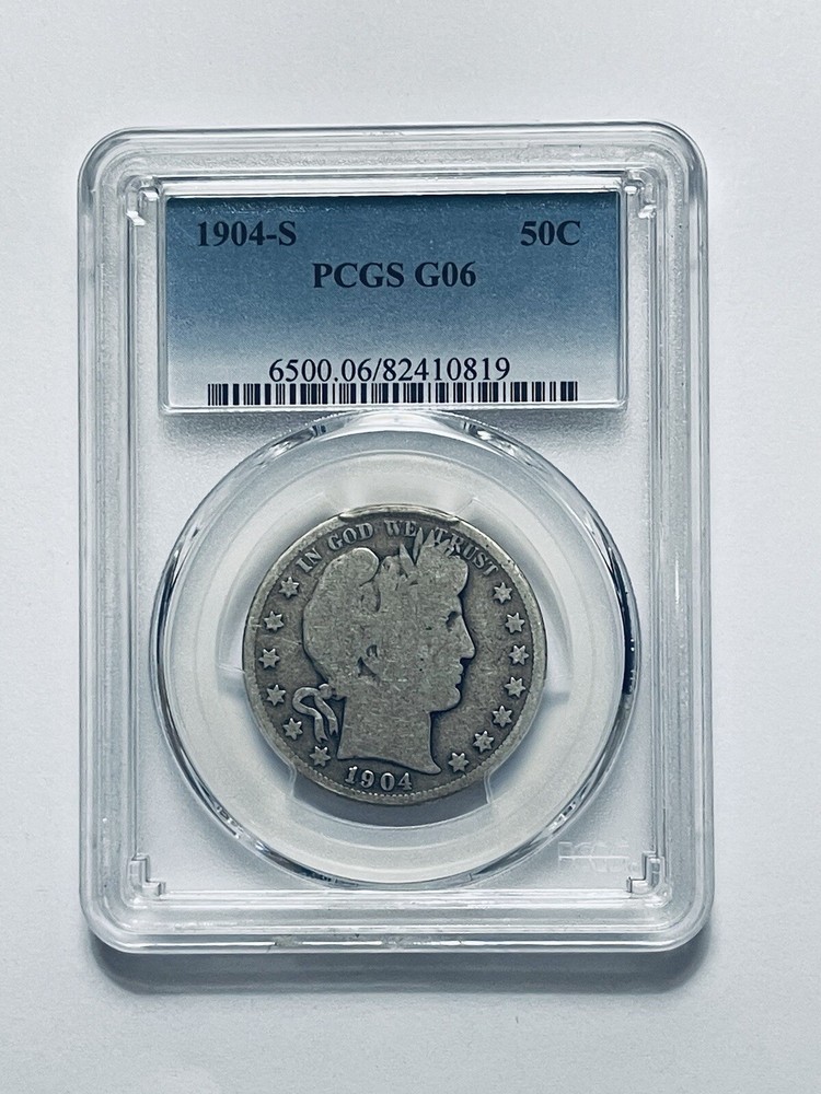 1904-S Barber Half Dollar PCGS G06