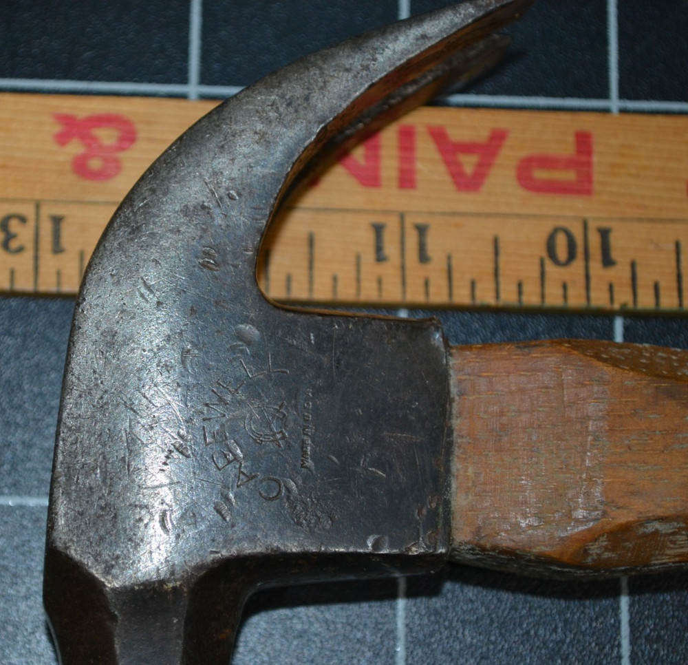 CAPEWELL - CLAW HAMMER - 16oz - ALL ORIGINAL - NICE OCTAGONAL HANDLE