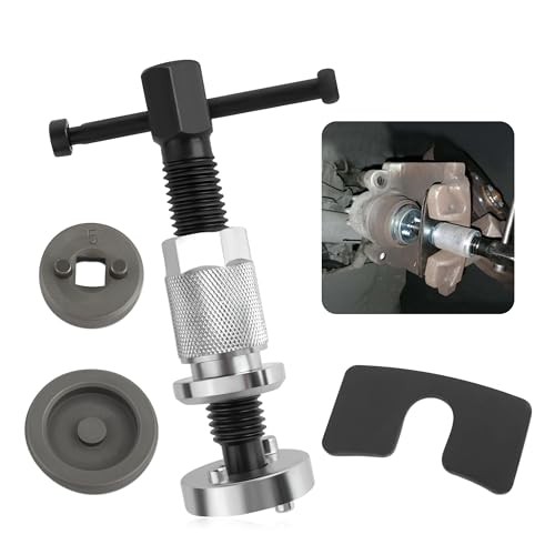 Brake Caliper Compression Tool Set,Chrome-Plated Steel Brake Caliper Tool 5PCS