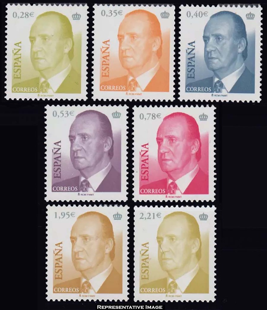 Spain Scott 3337-3343 Mint never hinged.