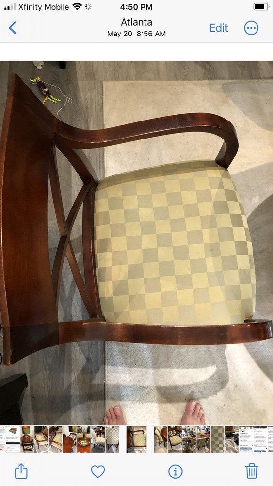Baker Archetype Set Of Six Dining Chairs