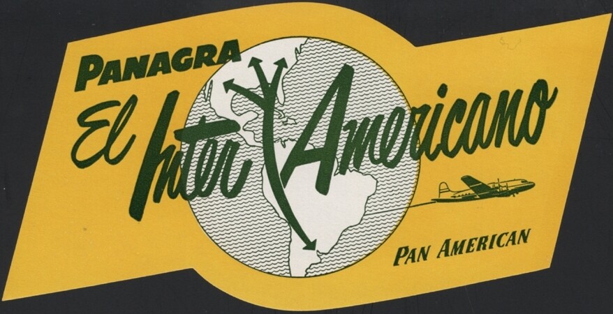 U.S., 1950. Pan American - Panagra, - El Inter-Americano