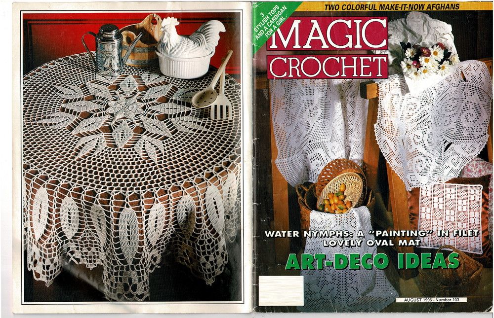 MAGIC CROCHET MAGAZINE  AUG  1996   #103