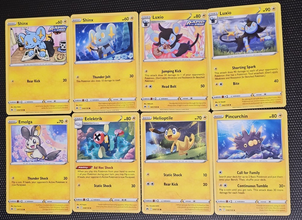 NM Crown Zenith Complete Common and Uncommon Set - 71 Cards