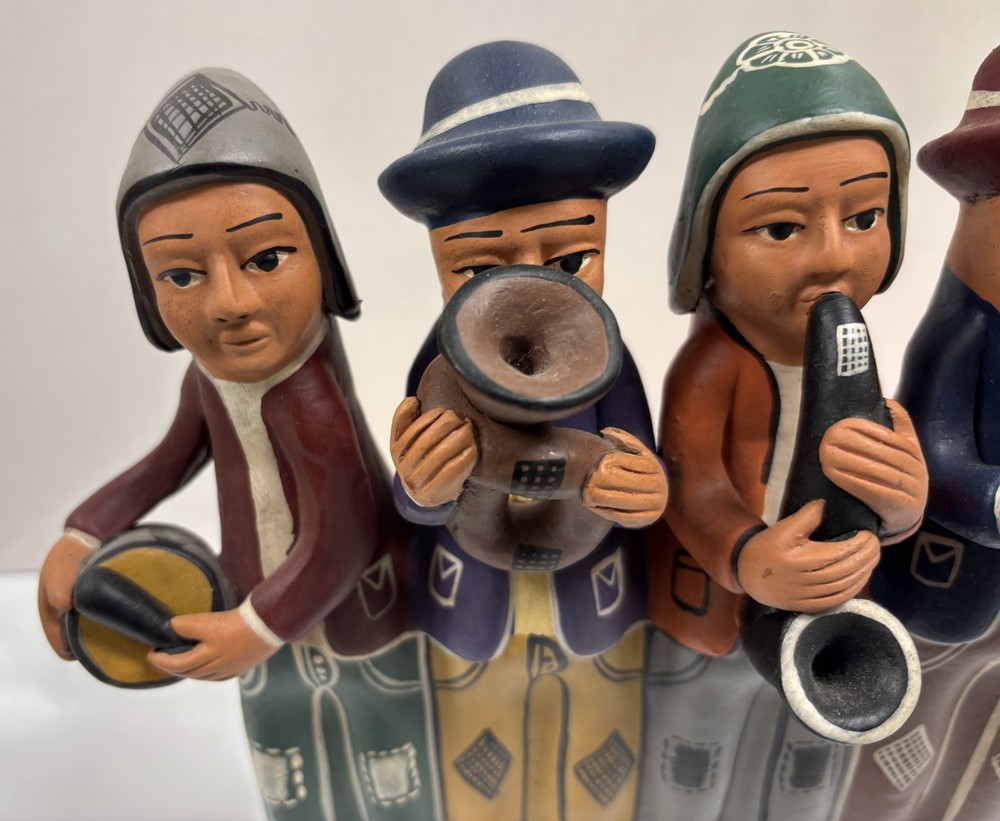 Handcrafted Peruvian Whistle - Musicians playing their instruments