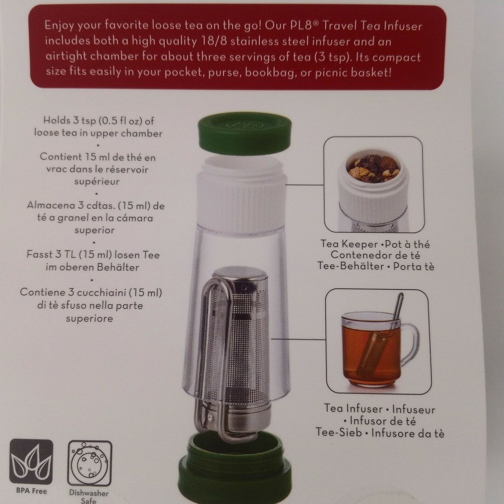 Progressive Tea Infuser - Travel Size - Portable, Lightweight, Backpacking, Mini