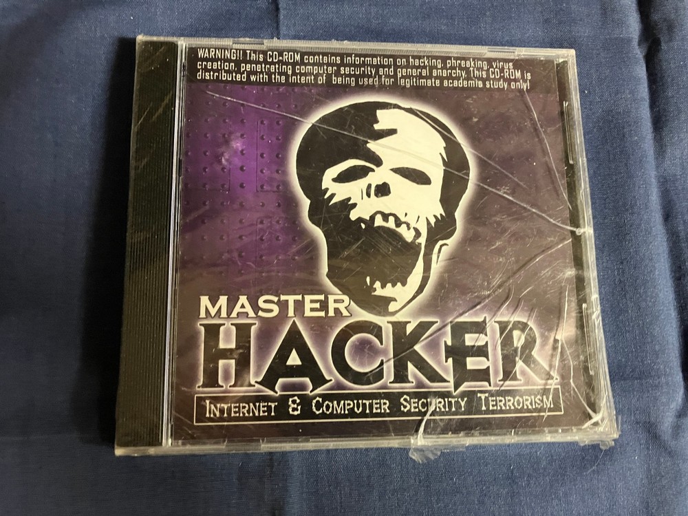 Master Hacker CD-Rom Internet Computer Security New Sealed Core Publishing 2001