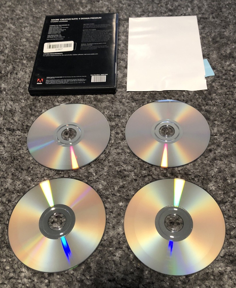 Adobe Creative Suite 4 Design Premium Mac OS Student Licensing