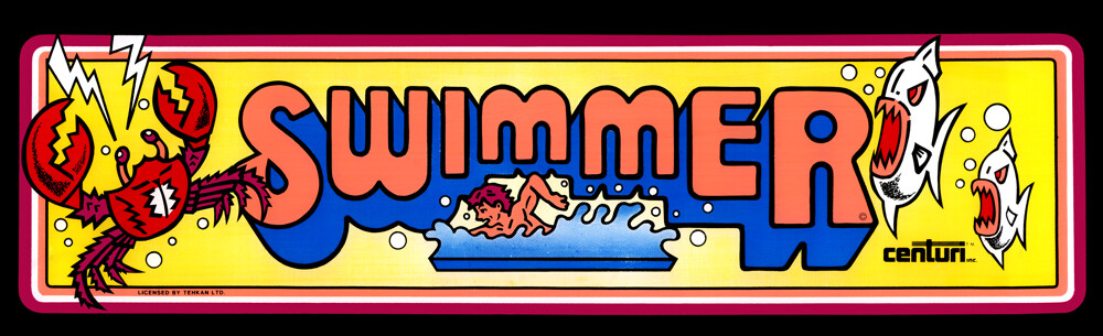 Swimmer Arcade Marquee