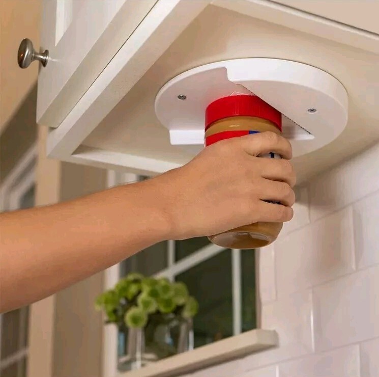 EZ Jar Single Hand Under Counter Jar Opener