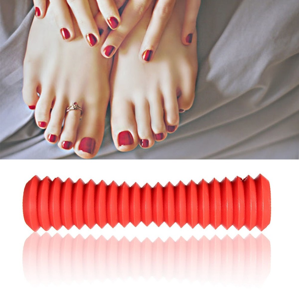 Foot Roller (Red) Reflexology Foot Massager Stimulate Trigger Points FREE SHIP!
