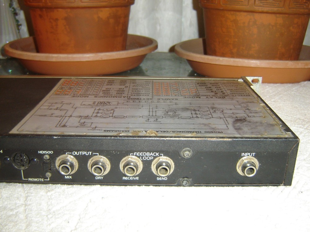 Ibanez HD1500, Harmonics, Delay, FX, Vintage Rack