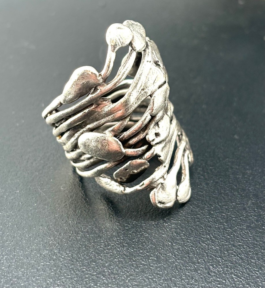 Handmade Pewter Egyptian Disc Bracelet