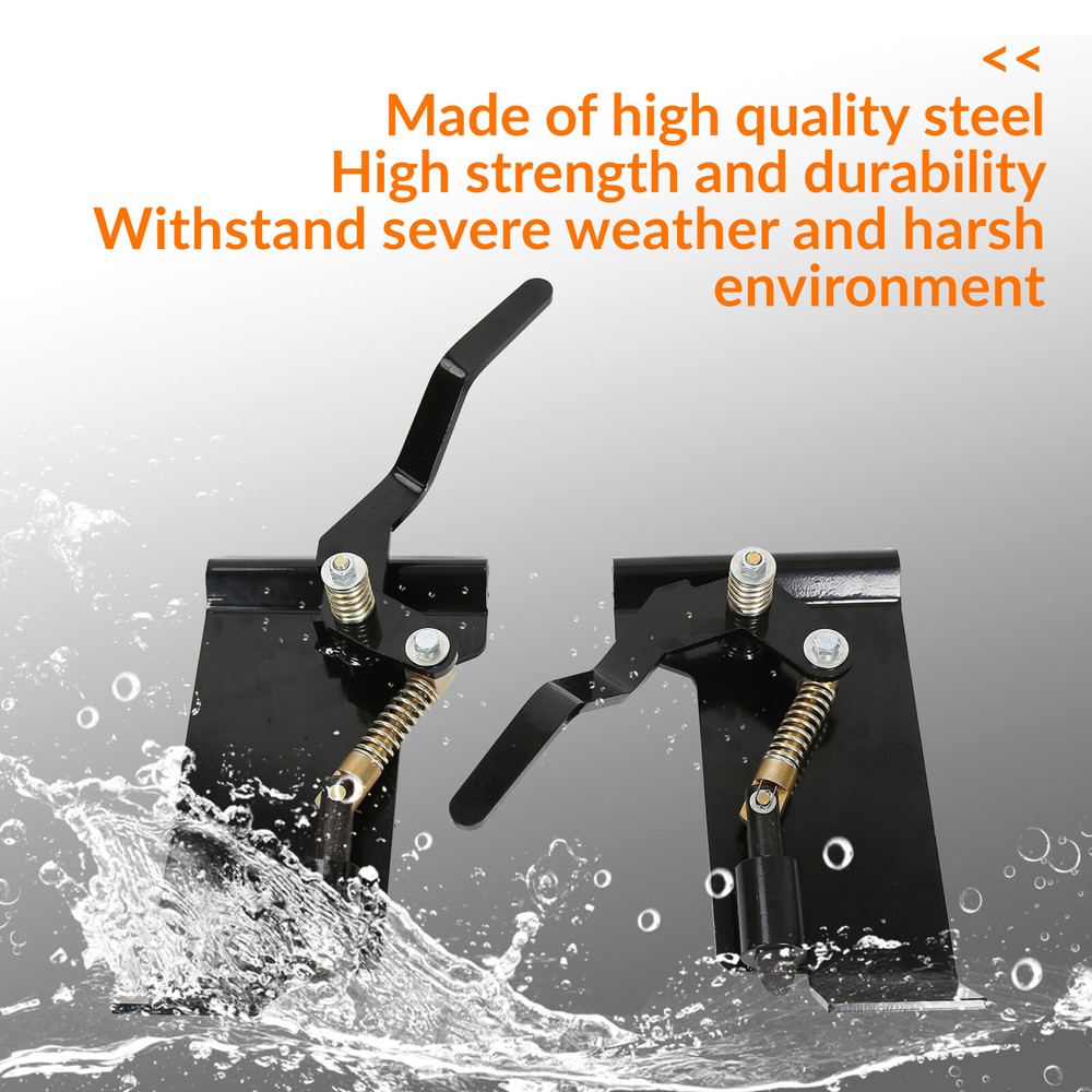 Weld-On Skid Steer Loader Latch Box Tractor Quick Attach Conversion Adapter