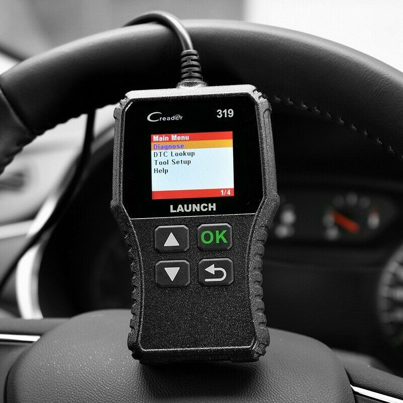 LAUNCH CR319 OBD2 Scanner Full OBDII Functions Diagnostic Tool Car Check Engine