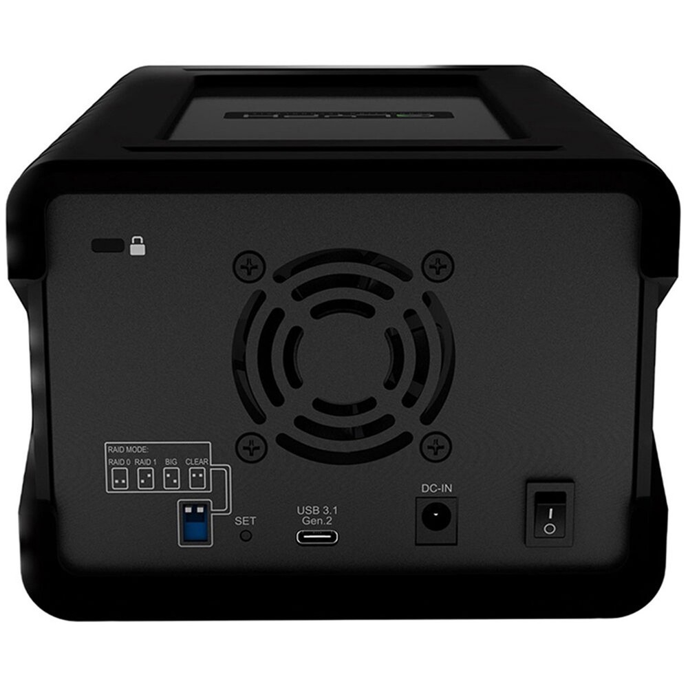 Glyph Technologies Blackbox PRO RAID 48TB (2x24TB) 2-Bay USB-C 3.2 Gen 2 RAID Ar