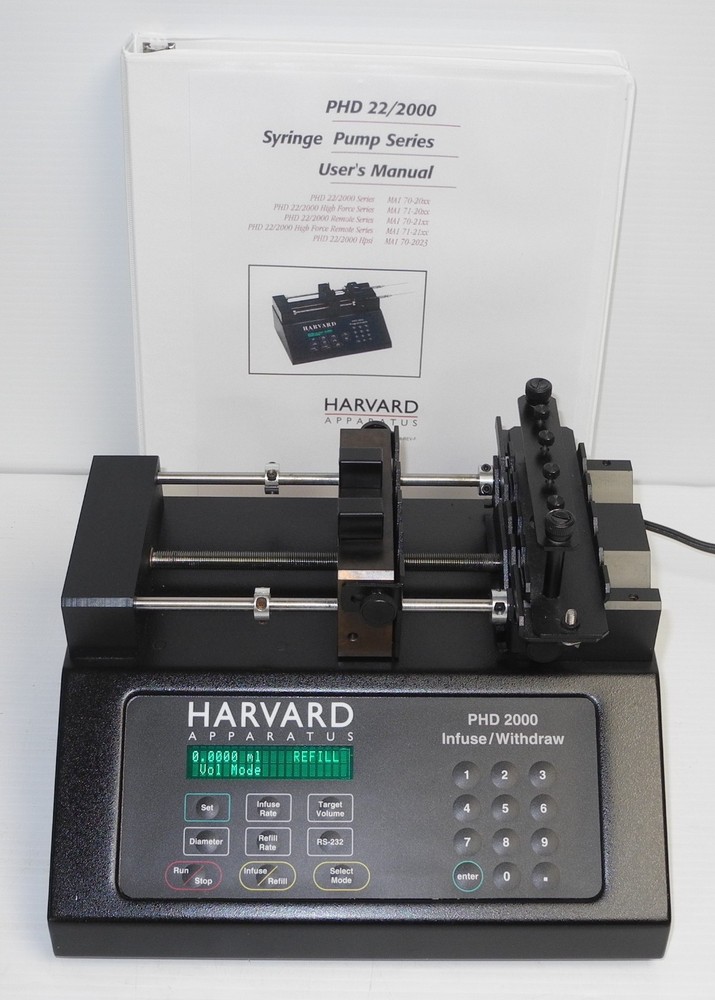 Harvard PHD 2000 Multi Syringe Digital Programmable Infuse/Withdraw Pump 70-2001