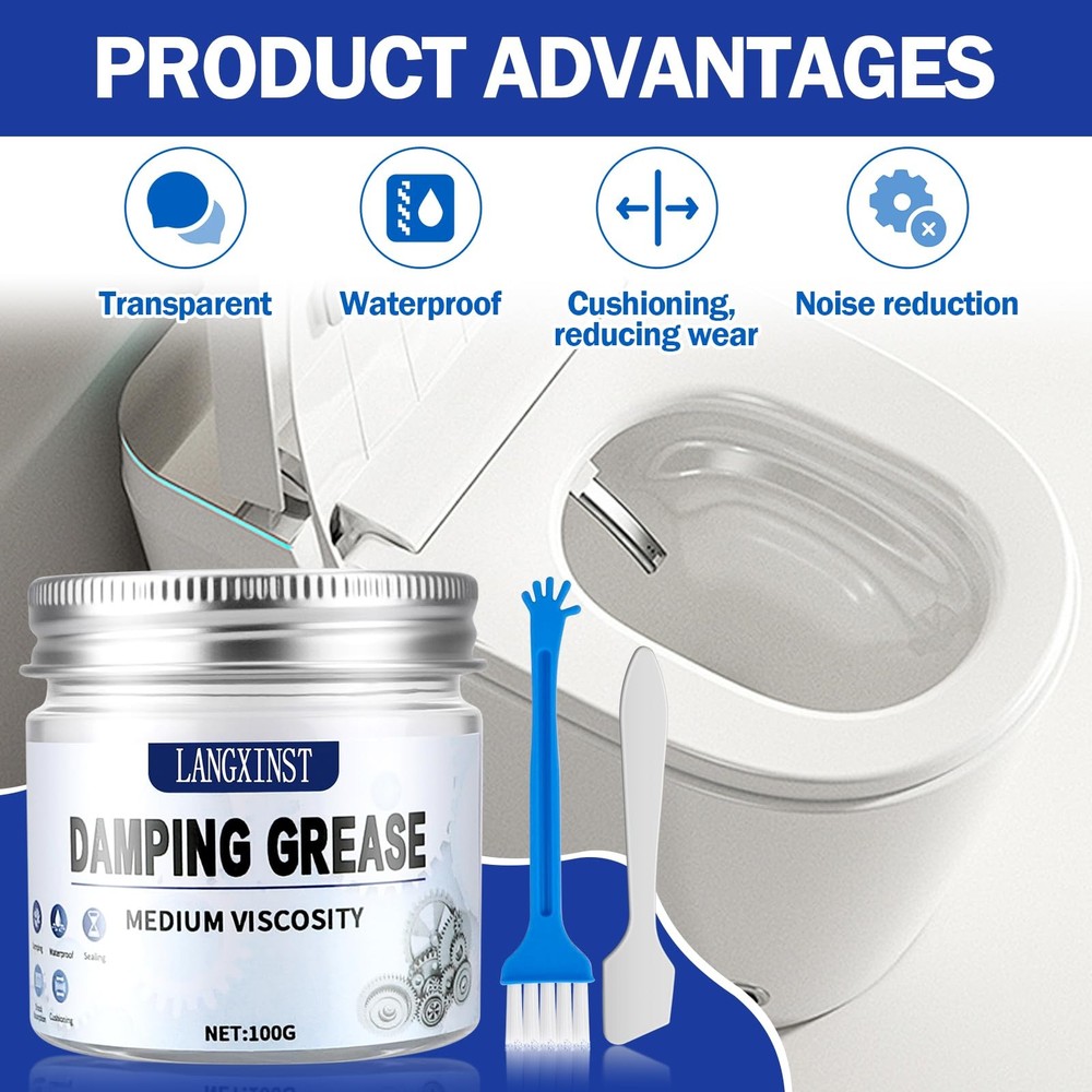 Damping Grease, Medium Viscosity Grease for Washing Machine...