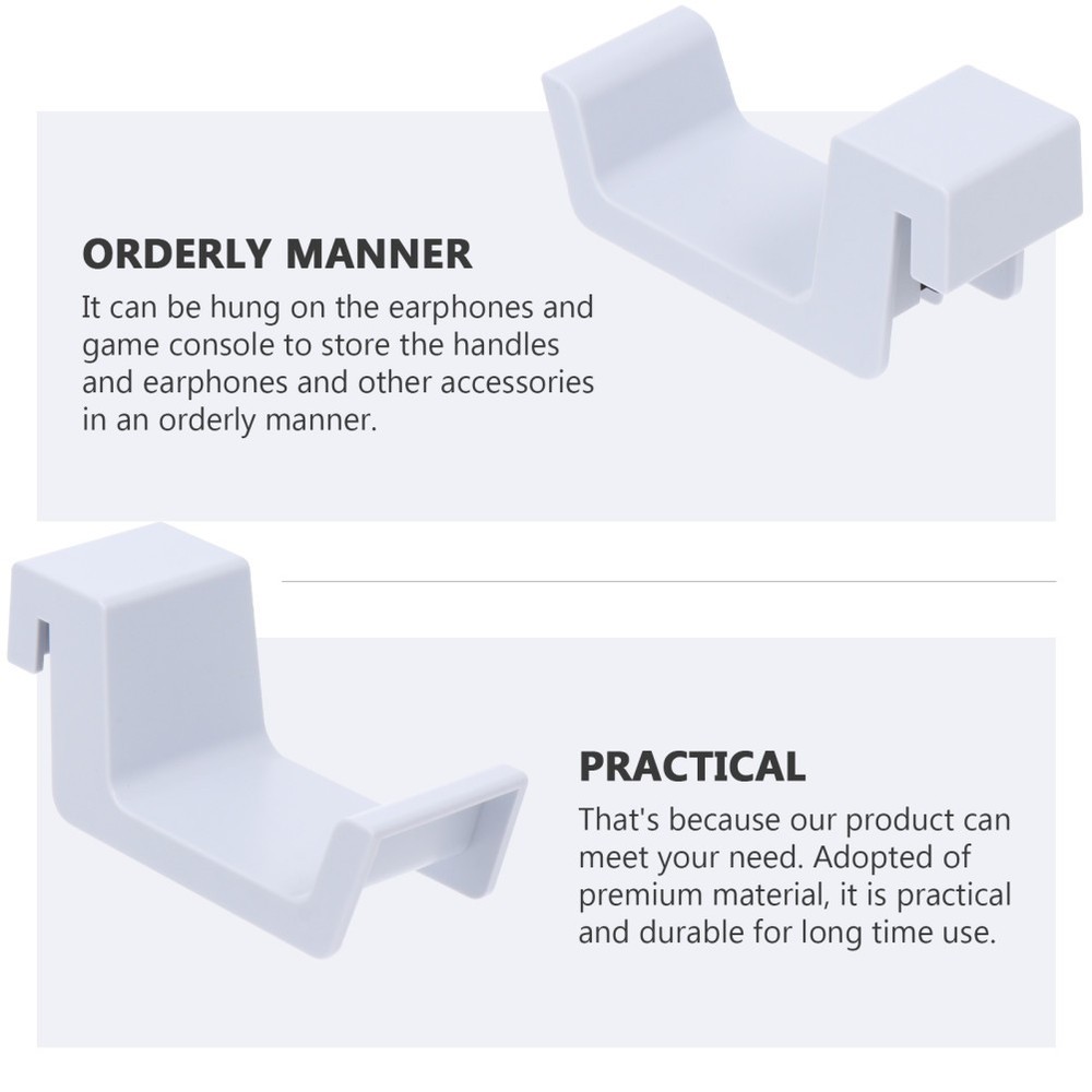 Headphone Stand Hanger Compatible for PS5 Plastic Over Ear Headset Hook