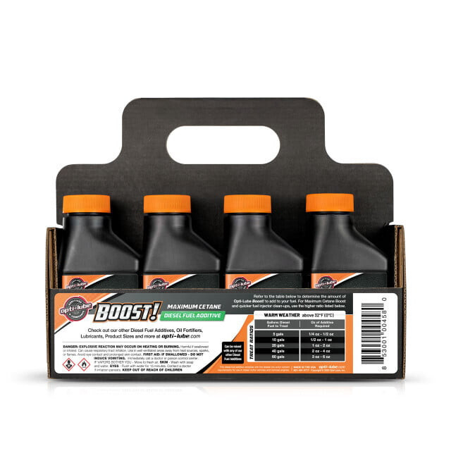Opti-Lube Boost! Formula Diesel Fuel Additive - 4oz 8 Pack